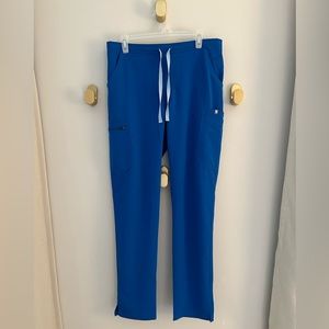 Figs Yola Tall Skinny Scrub Pants - Royal Blue - Size Medium/Tall